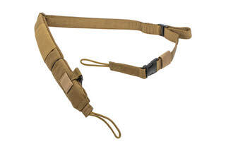 The Strike Industries S3 Pro Padded Rifle Sling is made from flat dark earth Nylon
